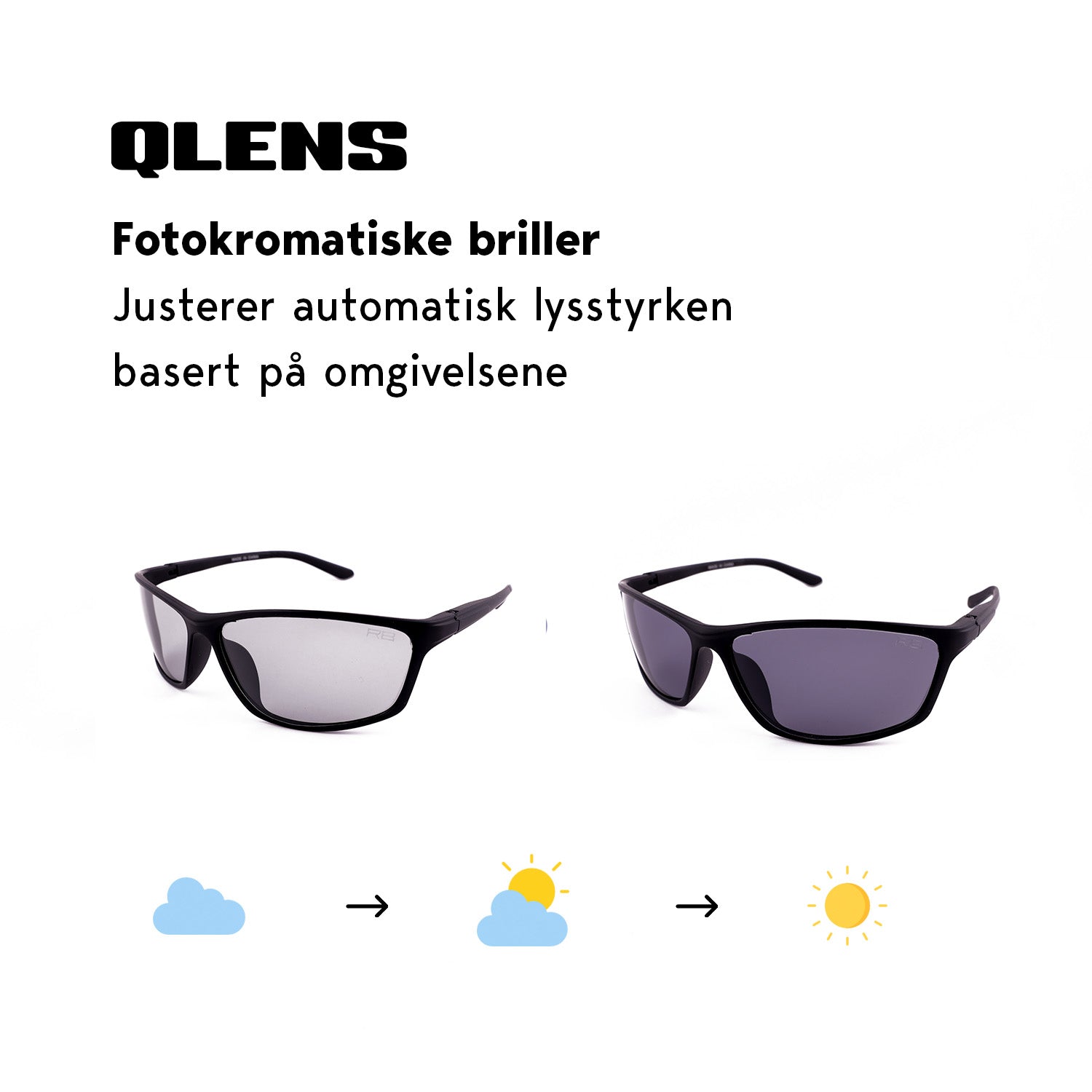 Extreme QLENS Fotokromatisk Linse